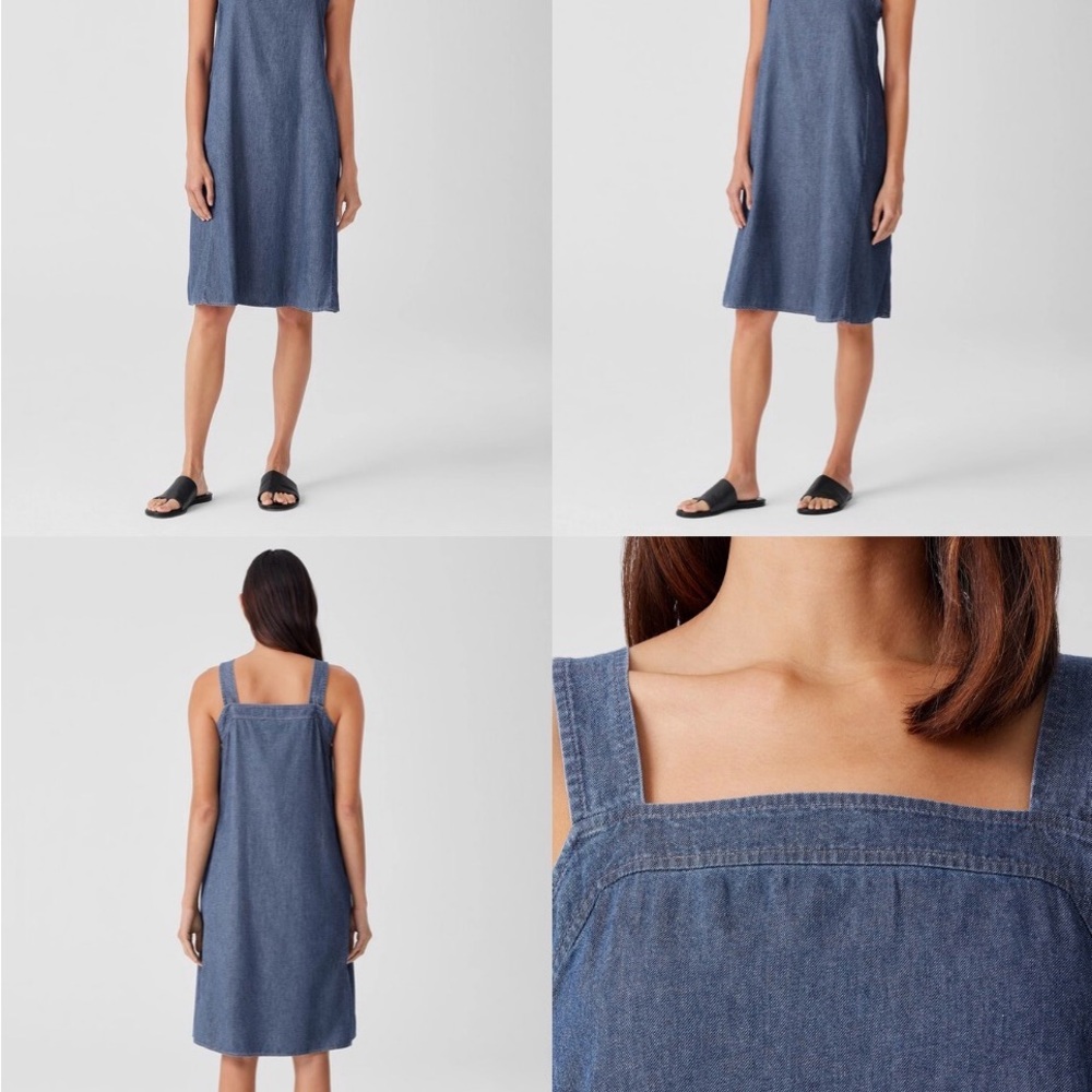 Eileen Fisher Indigo Midi Dress
